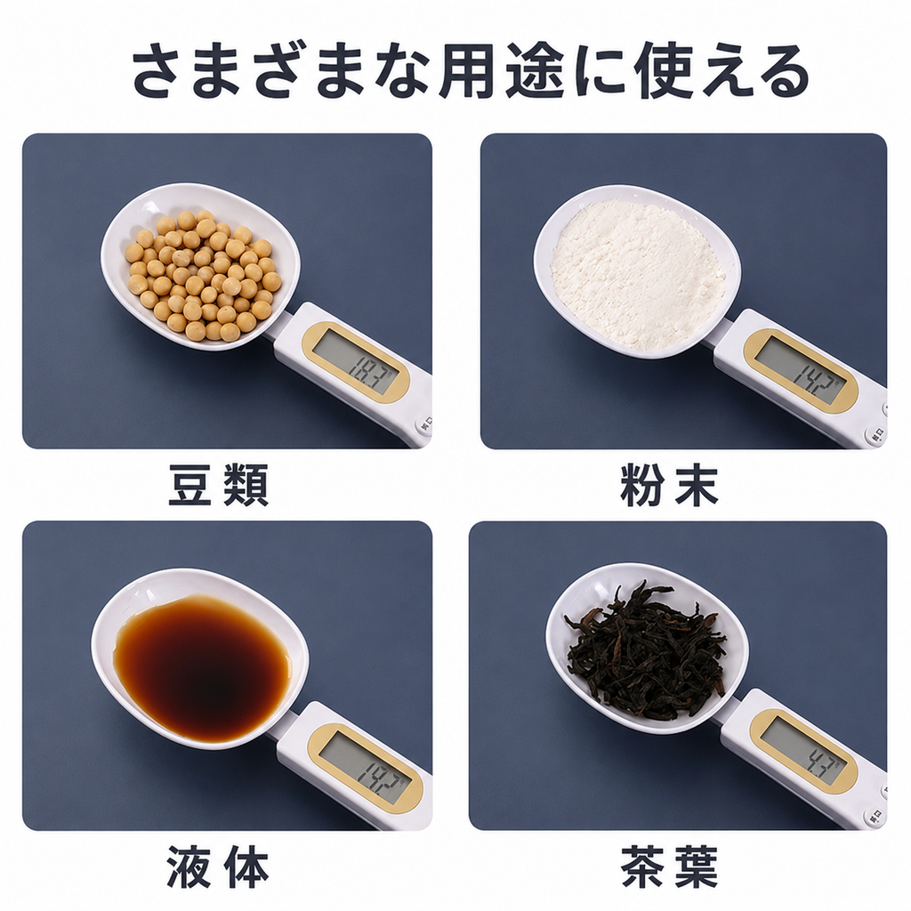 すくって量るスプーン